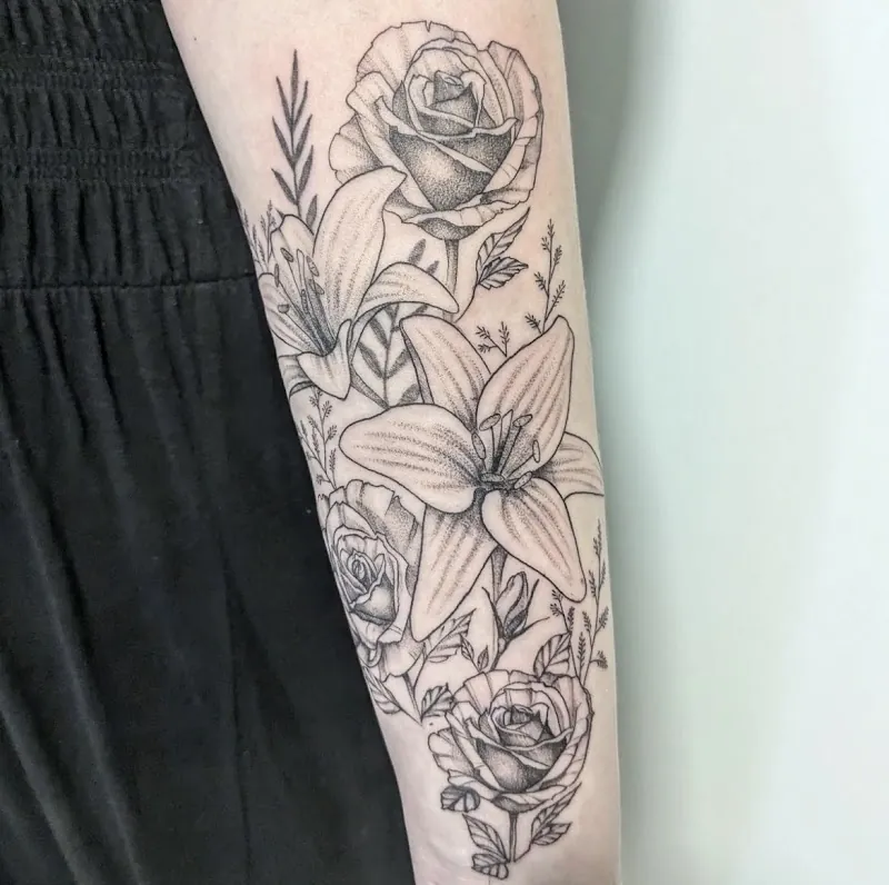 Galerie de tatouages 34 De Signe En Aiguille