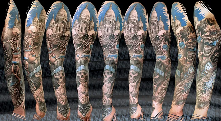 Galerie de tatouages 42 Dimitri Hk
