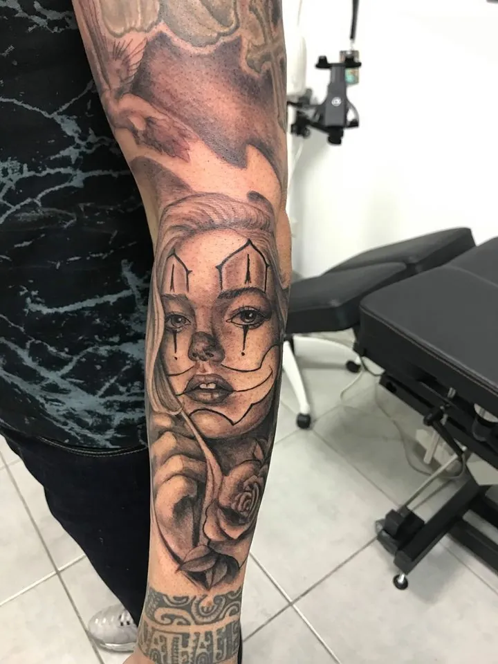 Art Skull Tattoo