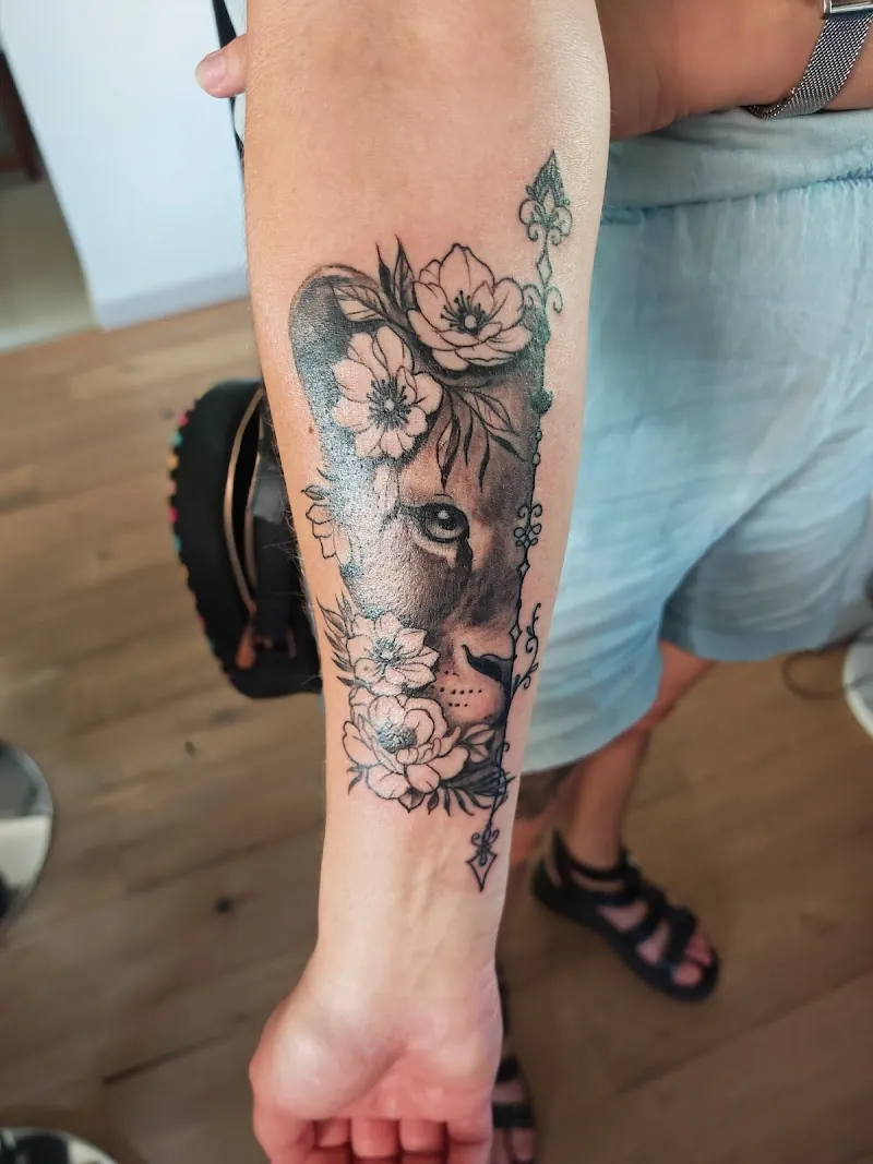Art Skull Tattoo