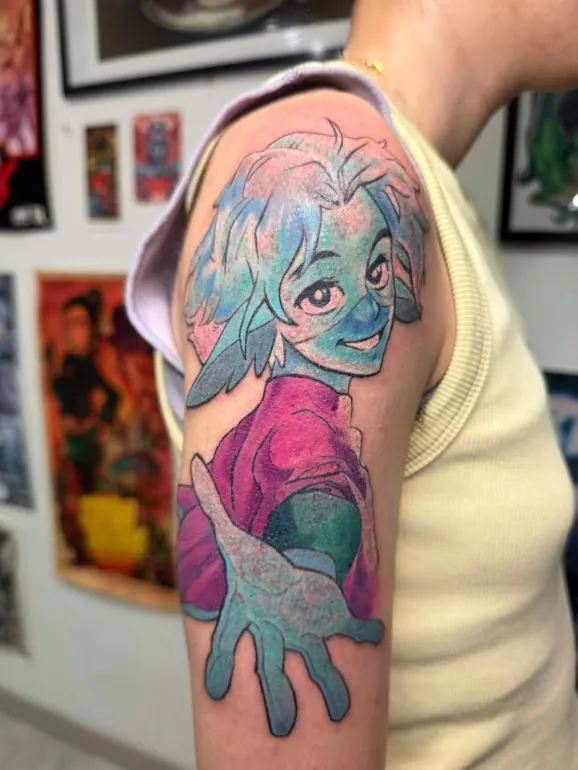 Art Skull Tattoo