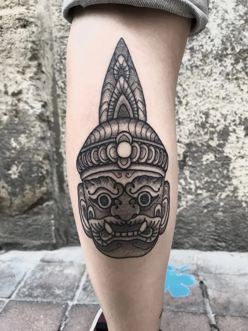 Galerie de tatouages 77 Black Temple