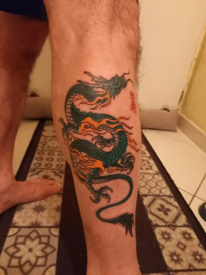 Galerie de tatouages 92 Bleu Carbone
