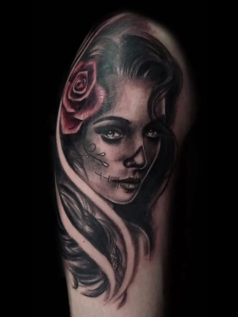 Doll  Skull Tattoo 4 768x1025