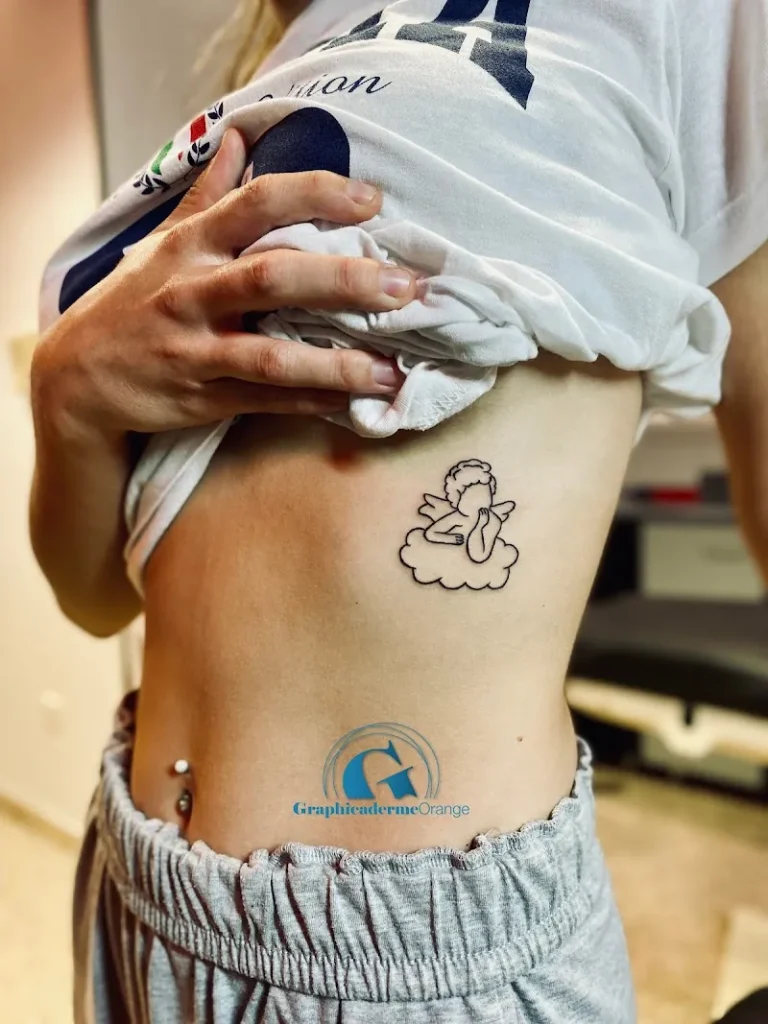 Graphicaderme Tatouage Piercing Orange 7 768x1024