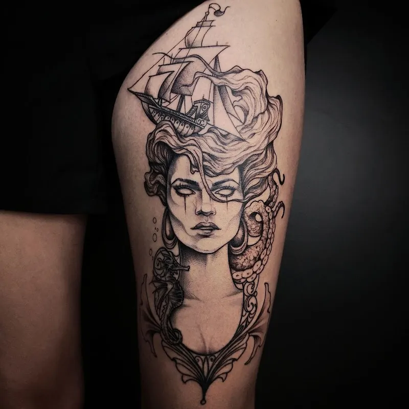 Galerie de tatouages 48 Océanicor - Studio privé