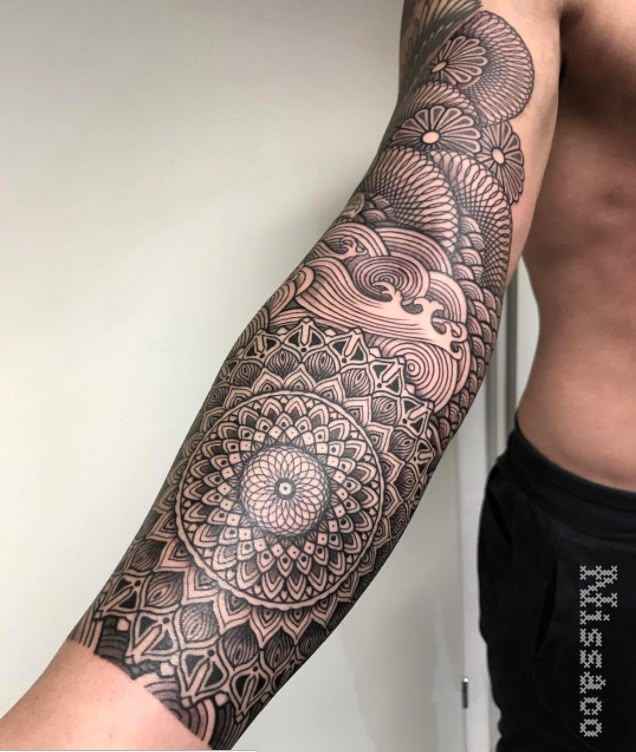 Ornamental Tattooing mandala_2_11zon
