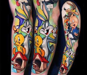 Tatouage Looney Tunes