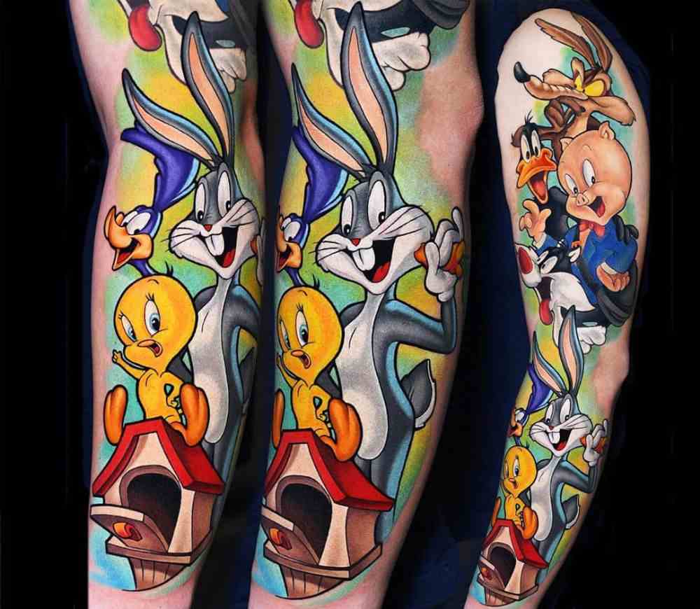 Tatouage Looney Tunes