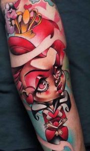 Tatouage New School pop art