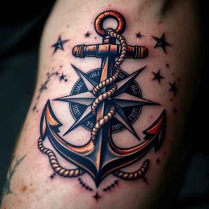 Tatouage Old School ancre _2_11zon
