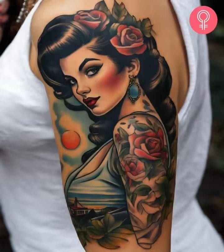 Tatouage Old School pin-up_9_11zon