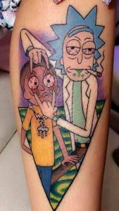 Tatouage Rick and Morty