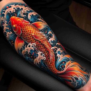 Tatouage carpe koï_2