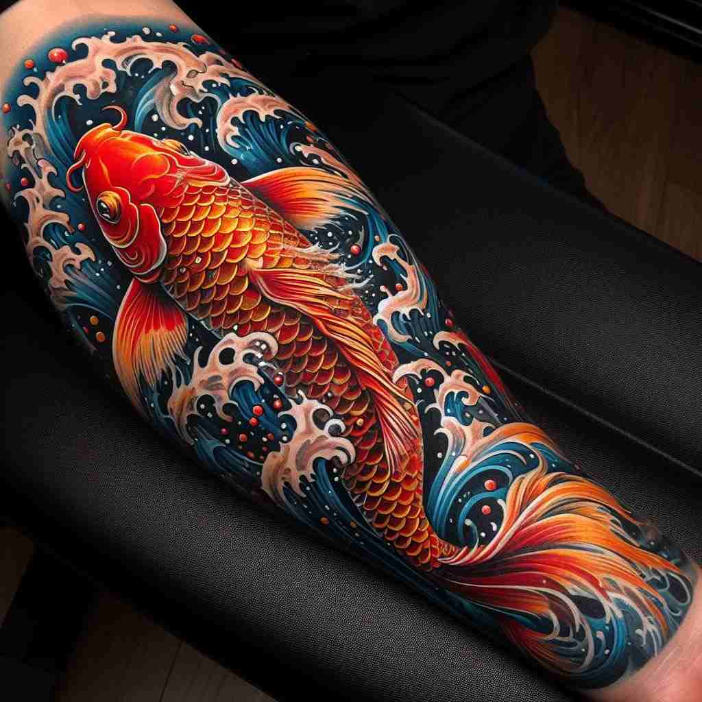 Tatouage carpe koï_2