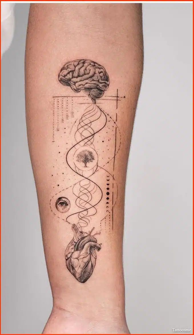 Tatouage géométrique design