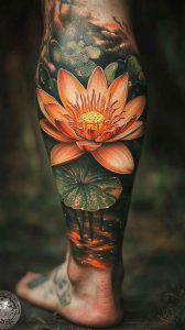 Tatouage japonais fleur 7