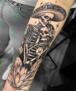 Tatouage latino mexicain