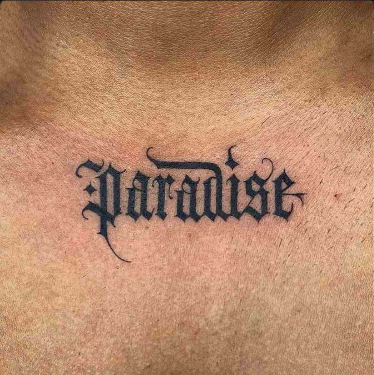 Tatouage lettrage paradise_2_11zon