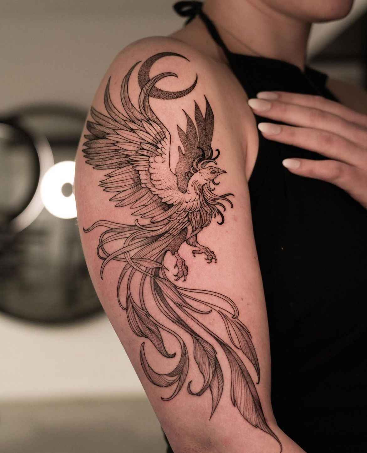 Tatouage phénix mythologique _9