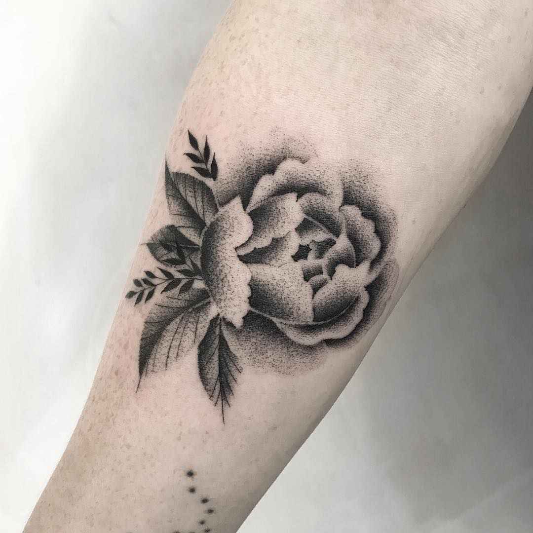 dotwork tattoo floral rose_4_11zon