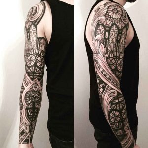 tatouage architecture gothique_1_11zon
