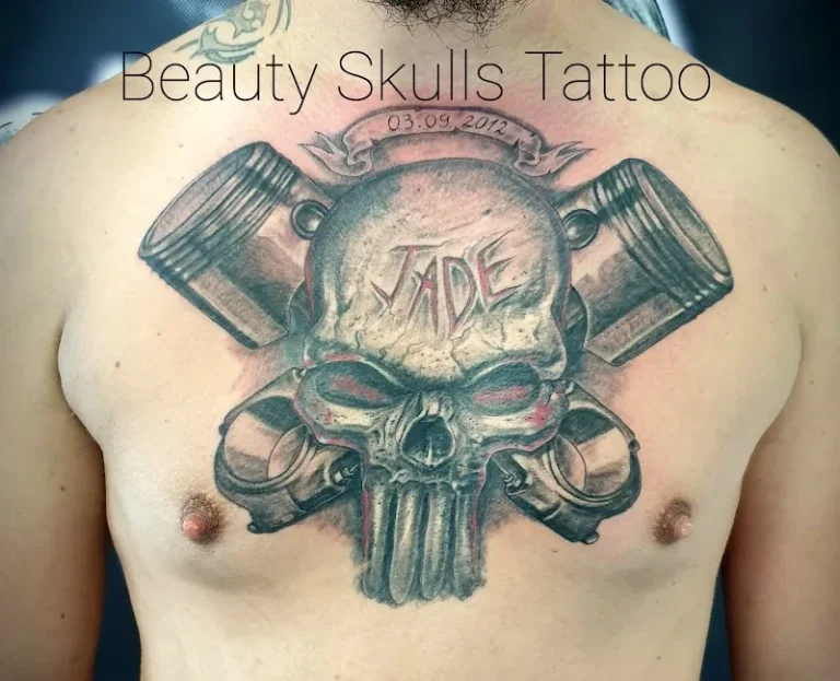 Beauty Skulls Tattoo 9 768x623