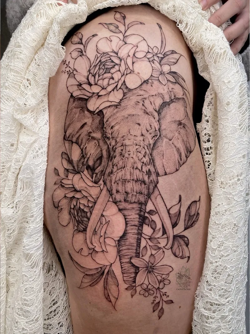Galerie de tatouages 17 Cactus