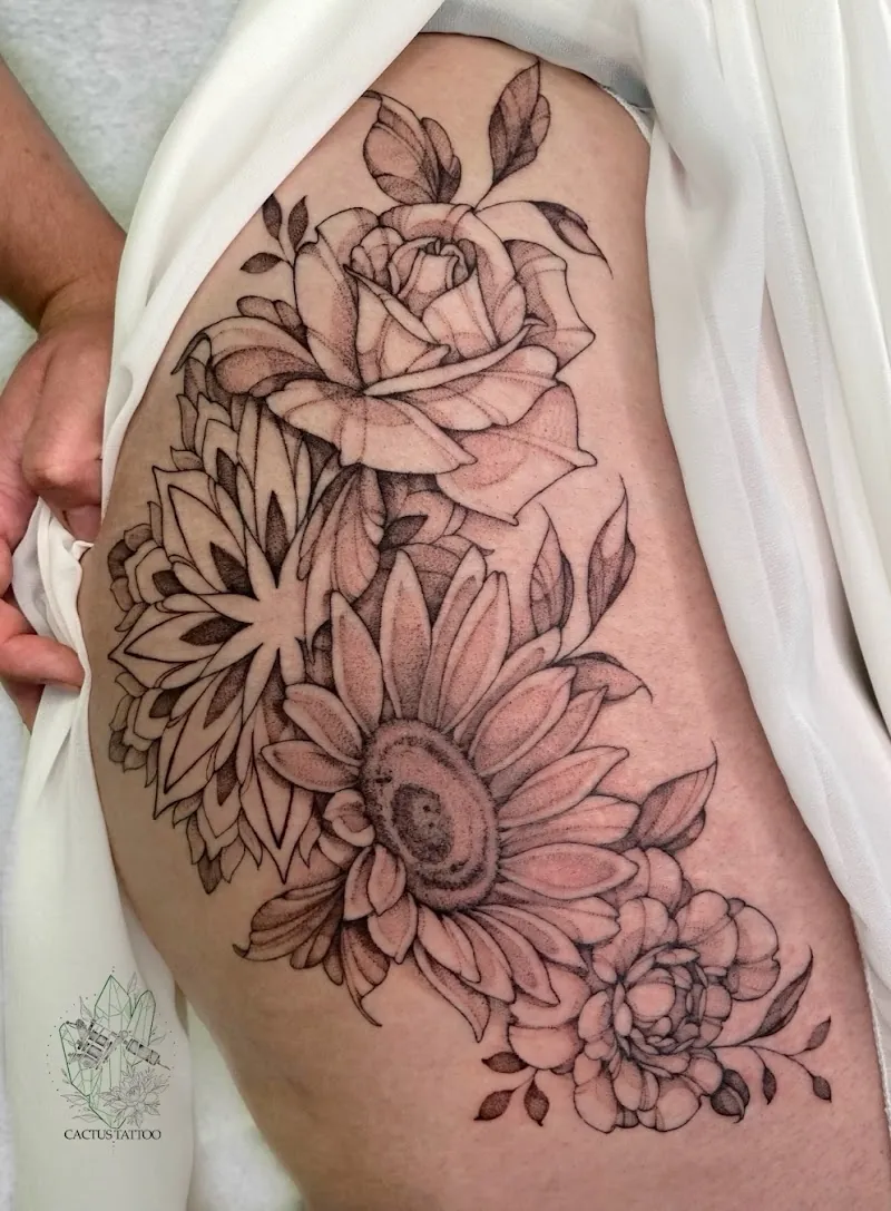 Galerie de tatouages 16 Cactus
