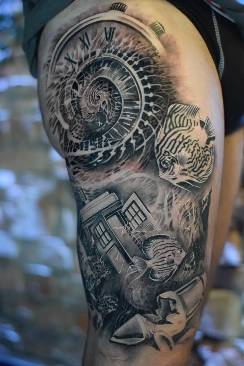 Galerie de tatouages 18 L' Ombre Noire