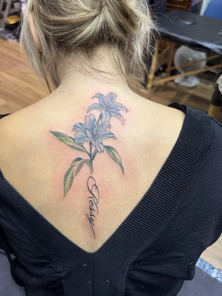 La Panthere Bleue Tattoo 3 768x1024