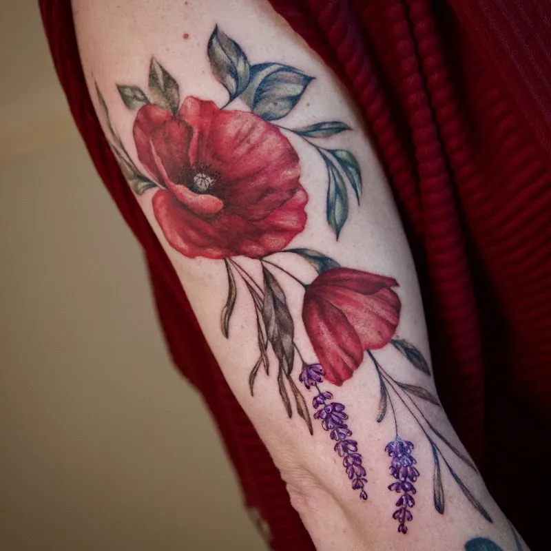 Galerie de tatouages 77 Le Pavot D'Or